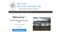 Desktop Screenshot of hitechalarms.com